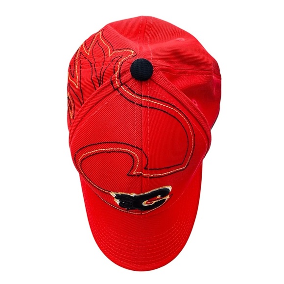 Calgary Flames Face-Off Reebok OSFA Hat Cap - Picture 6 of 8